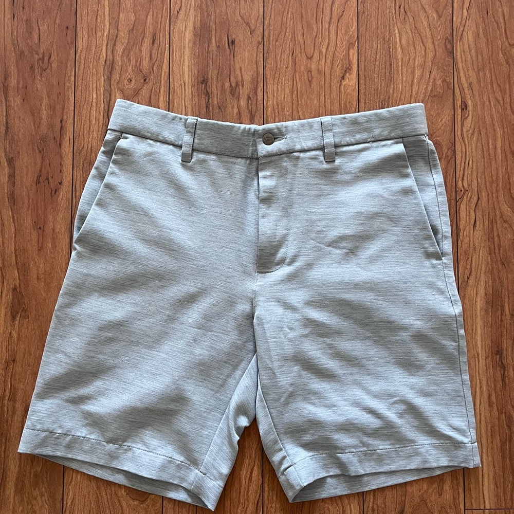 Callaway Light Gray Flat Front Shorts